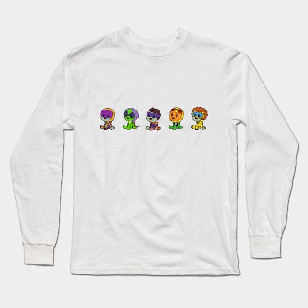 Plants vs Zombies Heroes chibi Long Sleeve T-Shirt by reikaputri01